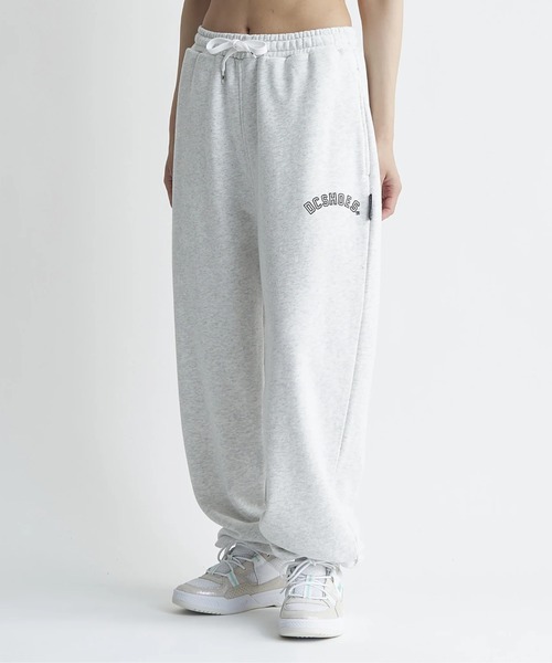 DC SHOES(ディーシーシューズ)の「24 WS FLEECE PANT/DCフリーススウェットパンツ(スウェットパンツ・レディース・グレー/ブラック/キナリ・SMALL)」の3枚目の写真