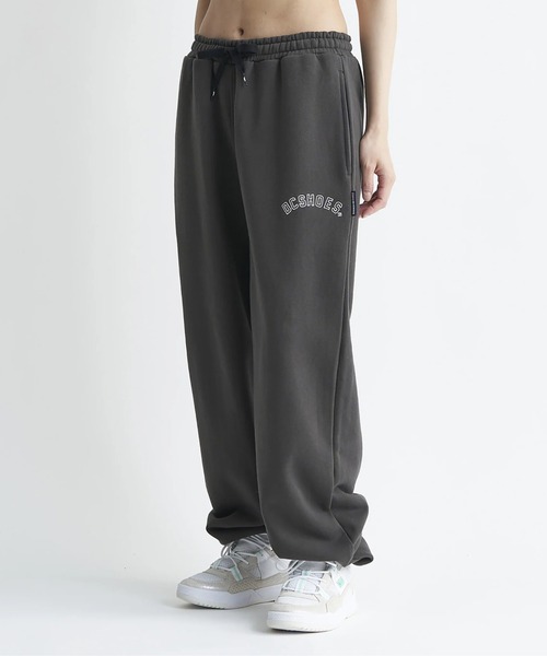 DC SHOES(ディーシーシューズ)の「24 WS FLEECE PANT/DCフリーススウェットパンツ(スウェットパンツ・レディース・グレー/ブラック/キナリ・SMALL)」の2枚目の写真
