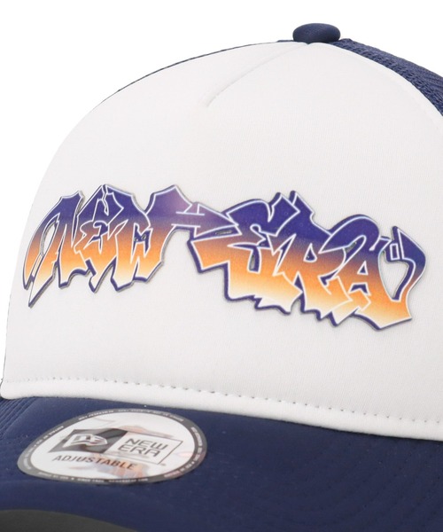 NEW ERA（ニューエラ）の「ニューエラ メッシュキャップ 9FORTYA-Frame グラフィティ（キャップ・メンズ・グリーン/ホワイト系その他/ブラック/ホワイト・FREE）」の7枚目の写真