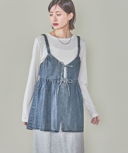 LAKOLE（ラコレ）の「デニムキャミビスチェ / 290722（その他トップス・レディース・ブラック/ブルー・FREE）」の19枚目の写真