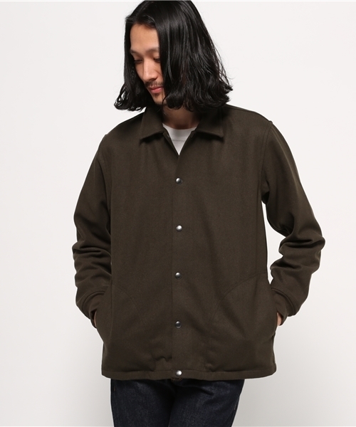 SEVENDAYS=SUNDAY（セブンデイズサンデイ）の「ポリメルトン　コーチジャケット（テーラードジャケット・メンズ・グレー/ネイビー/カーキ・SMALL/LARGE/MEDIUM）」の3枚目の写真