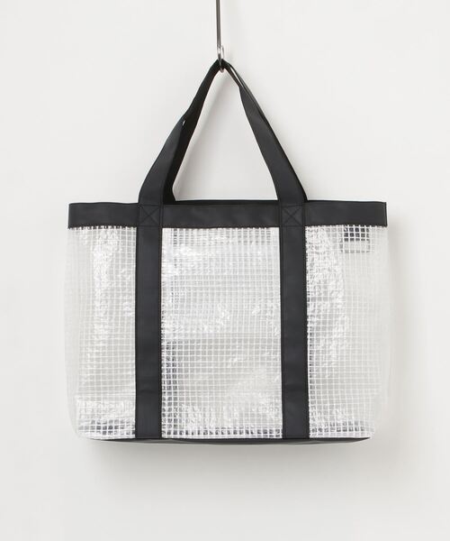 POST GENERAL(ポストジェネラル)の「POST GENERAL ポストジェネラル TC TOTE BRIGHTER L / ティーシートート ブライター L(トートバッグ・メンズ・グレー/オレンジ/ブラック・FREE)」の6枚目の写真
