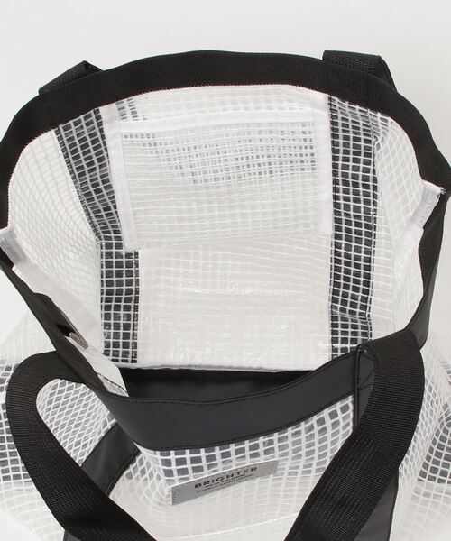 POST GENERAL(ポストジェネラル)の「POST GENERAL ポストジェネラル TC TOTE BRIGHTER L / ティーシートート ブライター L(トートバッグ・メンズ・グレー/オレンジ/ブラック・FREE)」の4枚目の写真