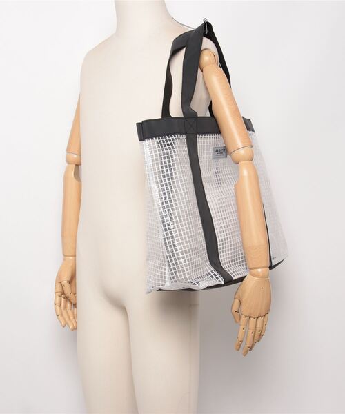 POST GENERAL(ポストジェネラル)の「POST GENERAL ポストジェネラル TC TOTE BRIGHTER L / ティーシートート ブライター L(トートバッグ・メンズ・グレー/オレンジ/ブラック・FREE)」の15枚目の写真