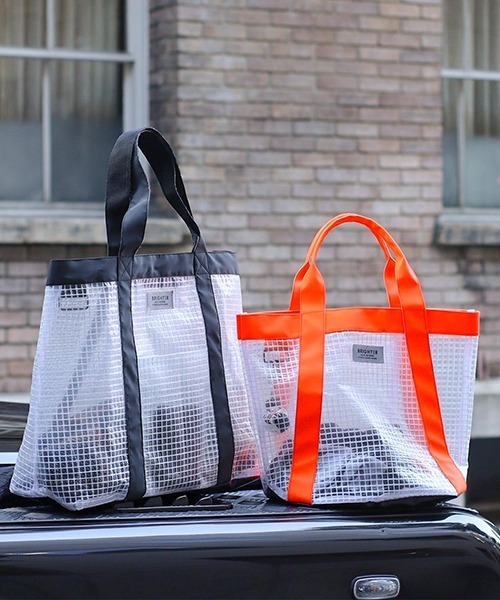 POST GENERAL(ポストジェネラル)の「POST GENERAL ポストジェネラル TC TOTE BRIGHTER L / ティーシートート ブライター L(トートバッグ・メンズ・グレー/オレンジ/ブラック・FREE)」の10枚目の写真
