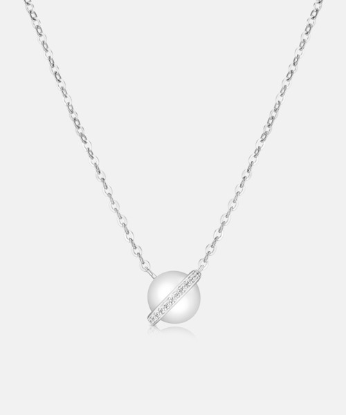 METROCITY（メトロシティ）の「CORTE 14K ホワイト ネックレス