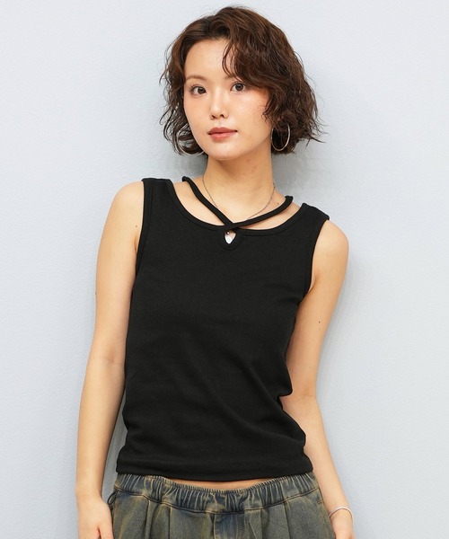 レディース ワイド リブ タンクトップ Hurley/ハーレー リブ/タンクトップ WCTT251058（タンクトップ