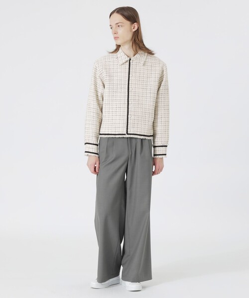 LOVELESS（ラブレス）の「ブリリアントツイードブルゾン（ブルゾン・メンズ・ブラック/オフホワイト・L/M）」の14枚目の写真