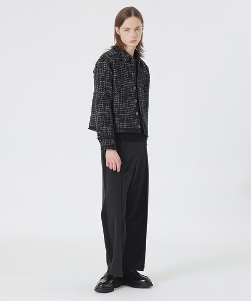 LOVELESS（ラブレス）の「ブリリアントツイードブルゾン（ブルゾン・メンズ・ブラック/オフホワイト・L/M）」の13枚目の写真