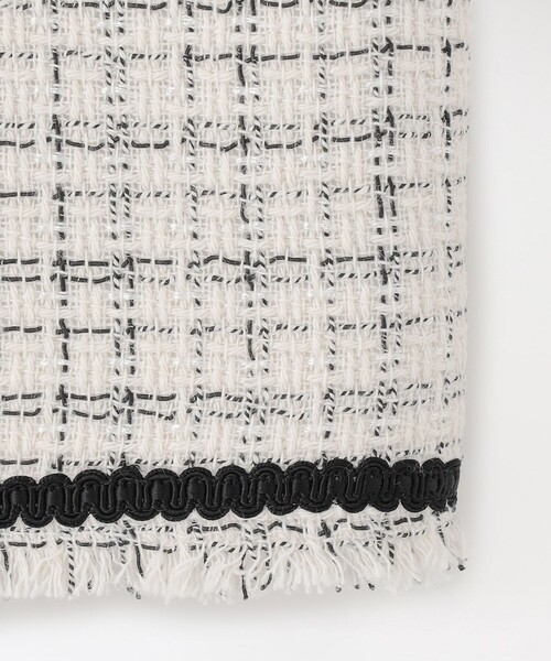 LOVELESS（ラブレス）の「ブリリアントツイードブルゾン（ブルゾン・メンズ・ブラック/オフホワイト・L/M）」の7枚目の写真