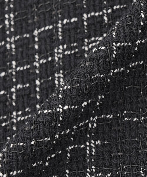 LOVELESS（ラブレス）の「ブリリアントツイードブルゾン（ブルゾン・メンズ・ブラック/オフホワイト・L/M）」の3枚目の写真