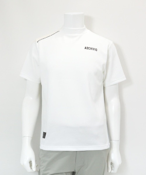 archivio(アルチビオ)の「<LADIES>肩ロゴラインプルオーバー(Tシャツ/カットソー・メンズ・イエロー/ブラック/ホワイト・M/LL/L)」の2枚目の写真