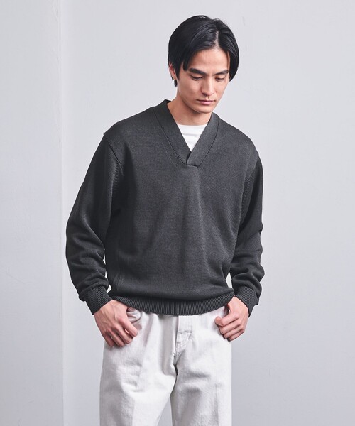 ☆２枚おまとめ専用☆　　美品　ユナイテッドアローズ　Vネックウールセーター ペーパーヤーン Vネック ニット（ニット/セーター）｜UNITED
