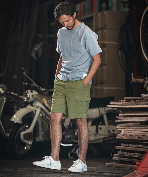 wjk reluxe（ダブルジェーケーリラックス）の「mt9480-heavy weight short sleeve cut sew Tシャツ（Tシャツ/カットソー・メンズ・ホワイト/ブラック/ブルー系その他・S/M/L/XL）」の4枚目の写真