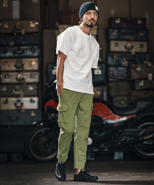 wjk reluxe（ダブルジェーケーリラックス）の「mt9480-heavy weight short sleeve cut sew Tシャツ（Tシャツ/カットソー・メンズ・ホワイト/ブラック/ブルー系その他・S/M/L/XL）」の9枚目の写真