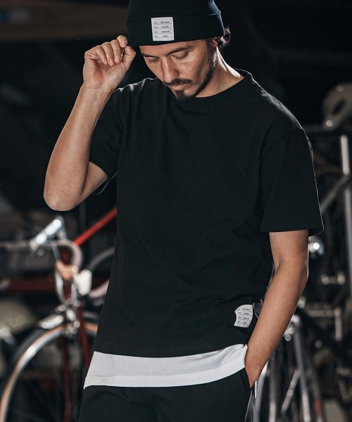 wjk reluxe（ダブルジェーケーリラックス）の「mt9480-heavy weight short sleeve cut sew Tシャツ（Tシャツ/カットソー・メンズ・ホワイト/ブラック/ブルー系その他・S/M/L/XL）」の13枚目の写真