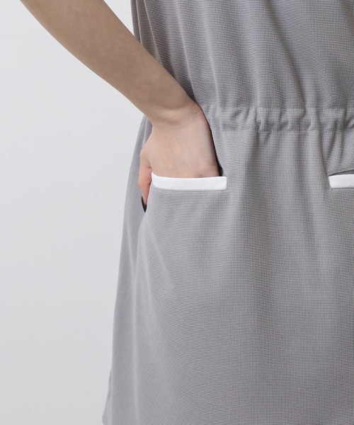 CECIL McBEE（セシルマクビー）の「バイカラーワンピース（ワンピース・レディース・グレー/ネイビー・2(M)/1(S)）」の17枚目の写真