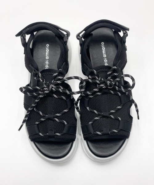 repipi armario(レピピ アルマリオ)の「NEOスピンドルサンダル(サンダル・キッズ・ブラック×ホワイト/ブラック/ホワイト・LARGE/MEDIUM/SMALL)」の21枚目の写真