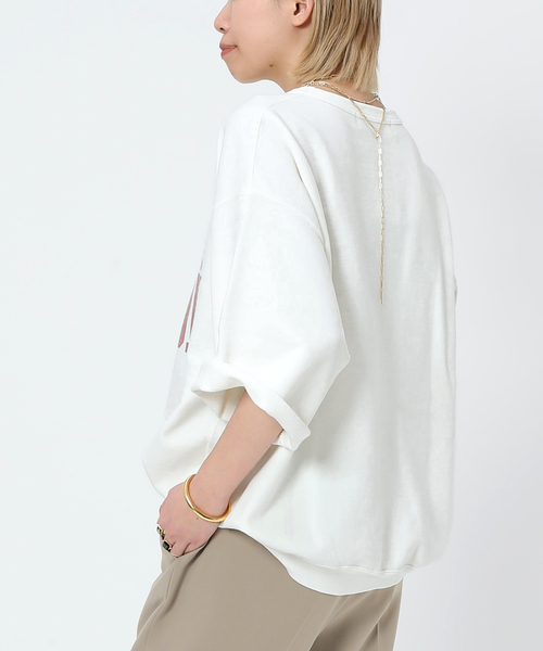 R JUBILEE/アール ジュビリー】別注 ハーフスリーブスウェット(WOOO