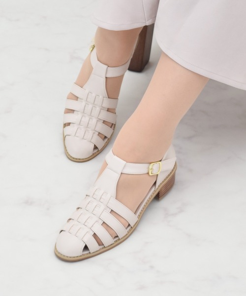 Bridget Birkin（ブリジットバーキン）の「【Bridget Birkin】ストラップグルカサンダル(552009)（サンダル・レディース・ブラック/アイボリー・22.5/23.5/24.5/23/24）」の2枚目の写真