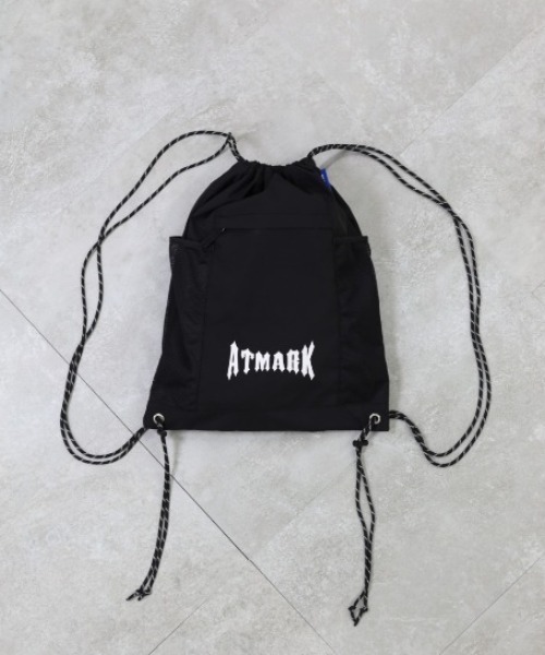 フリーサイズ / UNISEX 》ATMARKロゴ メッシュナップサック