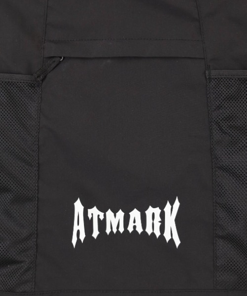 ATMARK（アットマーク）の「《フリーサイズ　/　UNISEX　》ATMARKロゴ　メッシュナップサック（バックパック/リュック・レディース・ピンク/ブラック/グレー・FREE）」の14枚目の写真