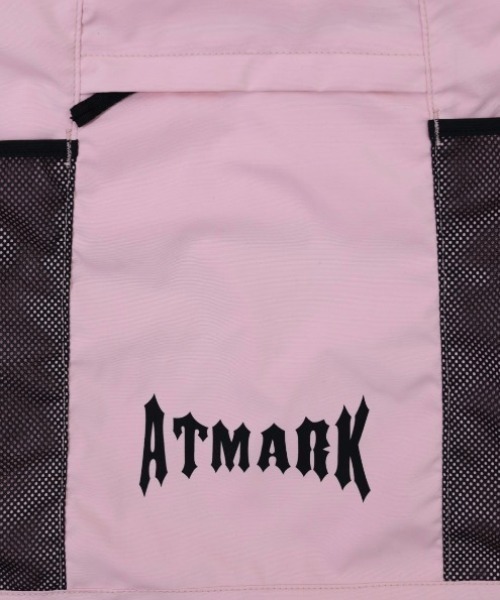 ATMARK（アットマーク）の「《フリーサイズ　/　UNISEX　》ATMARKロゴ　メッシュナップサック（バックパック/リュック・レディース・ピンク/ブラック/グレー・FREE）」の10枚目の写真