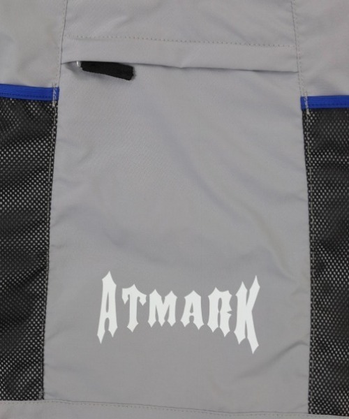ATMARK（アットマーク）の「《フリーサイズ　/　UNISEX　》ATMARKロゴ　メッシュナップサック（バックパック/リュック・レディース・ピンク/ブラック/グレー・FREE）」の6枚目の写真