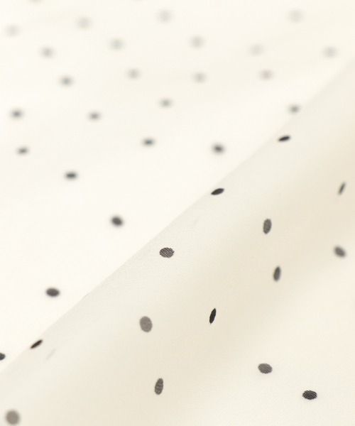 Jines（ジネス）の「シアードットブラウス（シャツ/ブラウス・レディース・ブラック/オフホワイト・38）」の9枚目の写真