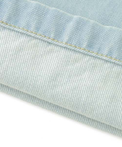 X-girl（エックスガール）の「FADED 2WAY WIDE LEG CARGO PANTS（デニムパンツ・レディース・ブラック/ライトインディゴブルー・S/M）」の22枚目の写真