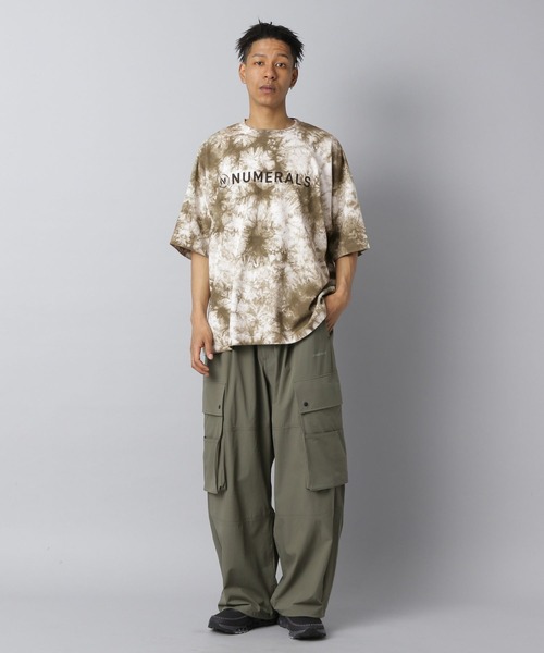 NUMERALS（ヌメラルズ）の「【NUMERALS】タイダイロゴTEE（Tシャツ/カットソー・メンズ・ブラック/カーキ・MEDIUM/LARGE）」の7枚目の写真