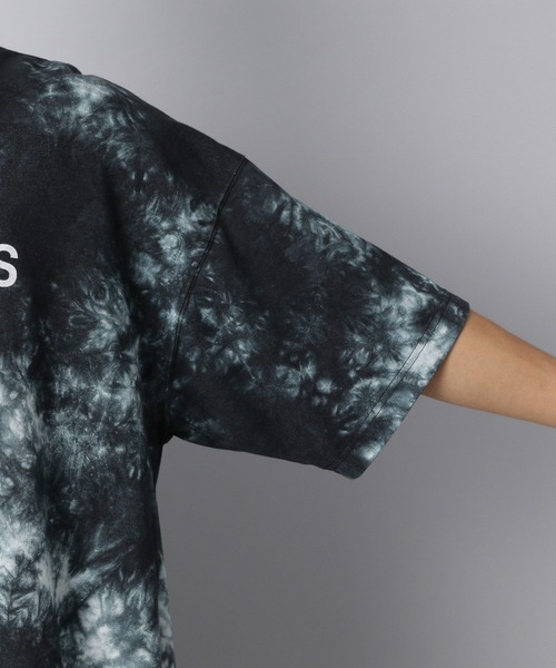NUMERALS（ヌメラルズ）の「【NUMERALS】タイダイロゴTEE（Tシャツ/カットソー・メンズ・ブラック/カーキ・MEDIUM/LARGE）」の14枚目の写真