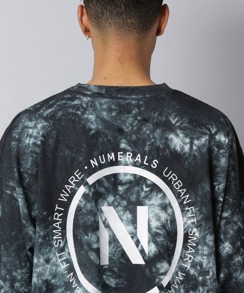 NUMERALS（ヌメラルズ）の「【NUMERALS】タイダイロゴTEE（Tシャツ/カットソー・メンズ・ブラック/カーキ・MEDIUM/LARGE）」の16枚目の写真