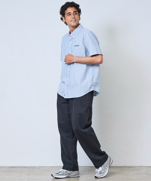 未使用 プラージュ ドライ オックスフォード シャツ 半袖 ゆったり コットン glsjt2284.jpg