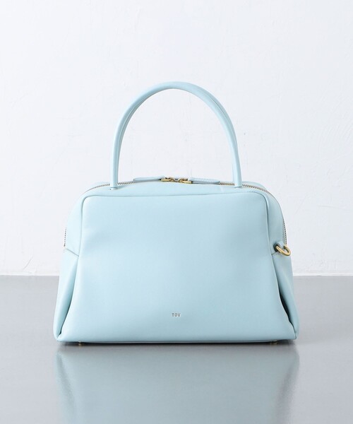 tov(トーヴ)の「<TOV>PETAL バッグ(ハンドバッグ・レディース・ブラック/ライトブルー・FREE)」の7枚目の写真