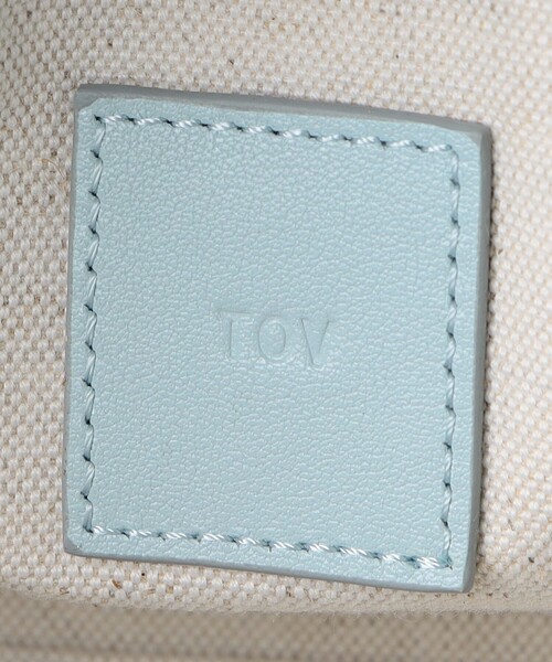 tov(トーヴ)の「<TOV>PETAL バッグ(ハンドバッグ・レディース・ブラック/ライトブルー・FREE)」の16枚目の写真