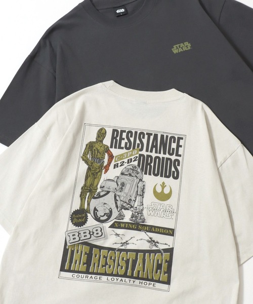 STAR WARS（スターウォーズ）の「Disney/ディズニー STAR WARS/スターウォーズ オーバーサイズ ピグメント風 ヴィンテージ加工 半袖Tシャツ/レディース メンズ（Tシャツ/カットソー・レディース・ホワイト系その他/ブラック系その他4/ブラック系その他/ブラック系その他3/ホワイト系その他2/ブラック系その他2/ホワイト系その他3/ブラック系その他6/ブラック系その他7/ブラック系/ホワイト系その他4/ブラック系その他5/ホワイト系その他5/ホワイト系その他6・M/L/LL）」の6枚目の写真