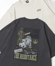 Disney/ディズニー STAR WARS/スターウォーズ オーバーサイズ ピグメント風 ヴィンテージ加工 半袖Tシャツ/レディース メンズ