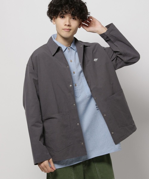 DANTON(ダントン)】COTTON LINEN COVERALL SHIRT（カバーオール