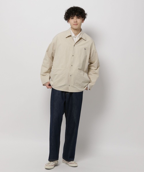 DANTON(ダントン)】COTTON LINEN COVERALL SHIRT（カバーオール
