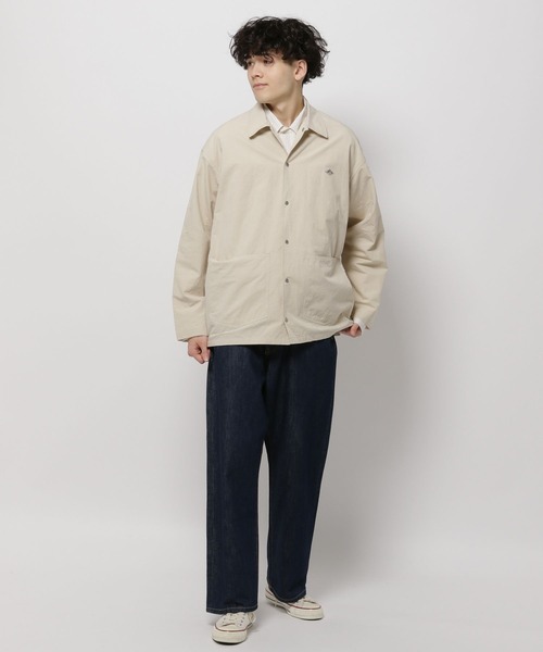 DANTON(ダントン)】COTTON LINEN COVERALL SHIRT（カバーオール