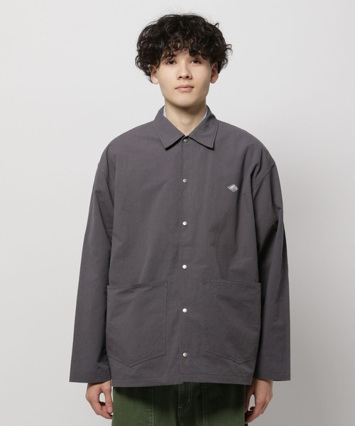 DANTON(ダントン)】COTTON LINEN COVERALL SHIRT（カバーオール