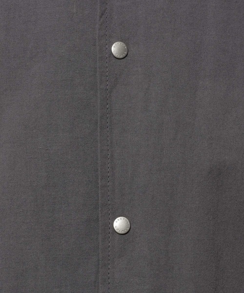 DANTON（ダントン）の「【DANTON(ダントン)】COTTON LINEN COVERALL SHIRT（カバーオール・メンズ・チャコール/ライトベージュ・MEDIUM/LARGE）」の16枚目の写真