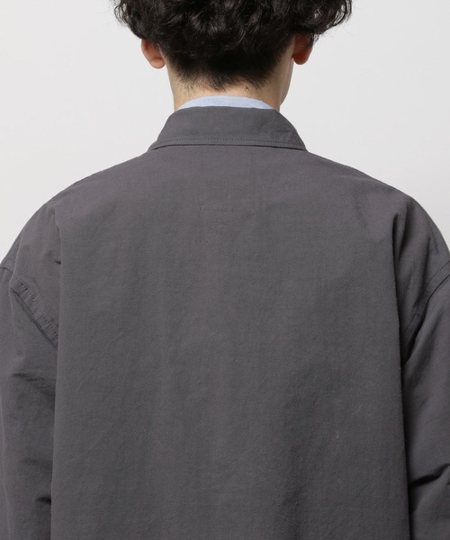 大きいサイズ　タグ付　未使用　DANTON ダントン　カバーオール　生成り　60 DANTON(ダントン)】COTTON LINEN COVERALL SHIRT（カバーオール