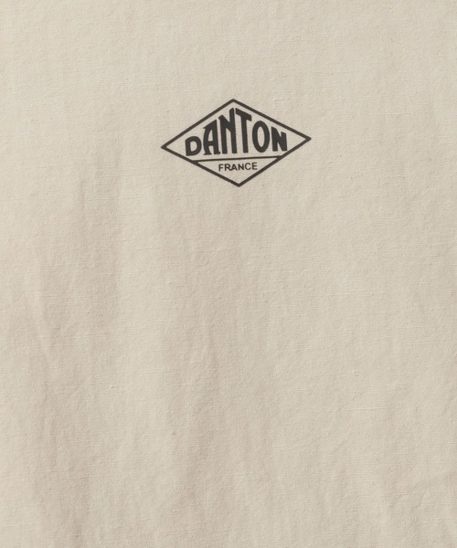 DANTON（ダントン）の「【DANTON(ダントン)】COTTON LINEN COVERALL SHIRT（カバーオール・メンズ・チャコール/ライトベージュ・MEDIUM/LARGE）」の20枚目の写真