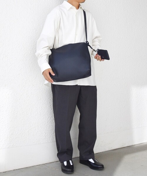 本革　ships anyショルダーバッグ SHIPS any ショルダーバッグ any: スプリット レザー ジップ