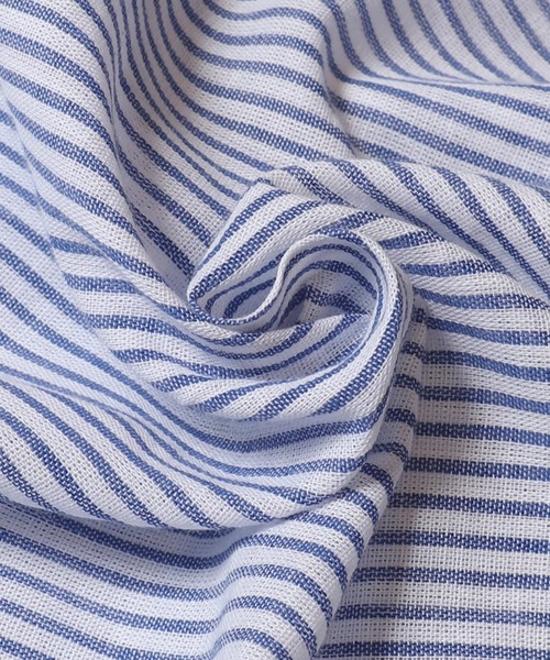 coca（coca）（コカ）の「ガーゼストライプシャツ（シャツ/ブラウス・メンズ・ストライプ・XL/M/L）」の5枚目の写真