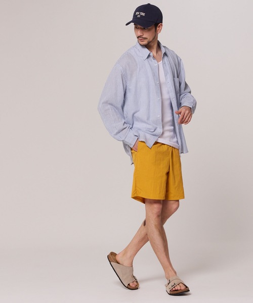 coca（coca）（コカ）の「ガーゼストライプシャツ（シャツ/ブラウス・メンズ・ストライプ・XL/M/L）」の9枚目の写真