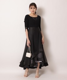 【新品未使用タグ付き】Mystrada　ラッフルドッキングワンピース Mystrada（マイストラーダ）の「ラッフルドッキングワンピース