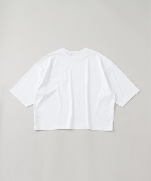 WISM（ウィズム）の「【INTODUSK / イントゥダスク】 OVERSIZED SS POCKET TEE DSPI001（Tシャツ/カットソー・メンズ・ブラック/ホワイト・X-LARGE/LARGE/MEDIUM）」の3枚目の写真